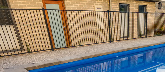 Aluminium Pool Fencing at Trend Pools Albury Wodonga