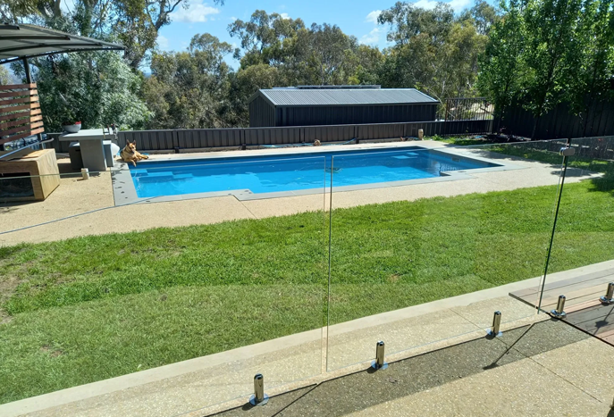 Glass Pool Fencing at Trend Pools Albury Wodonga
